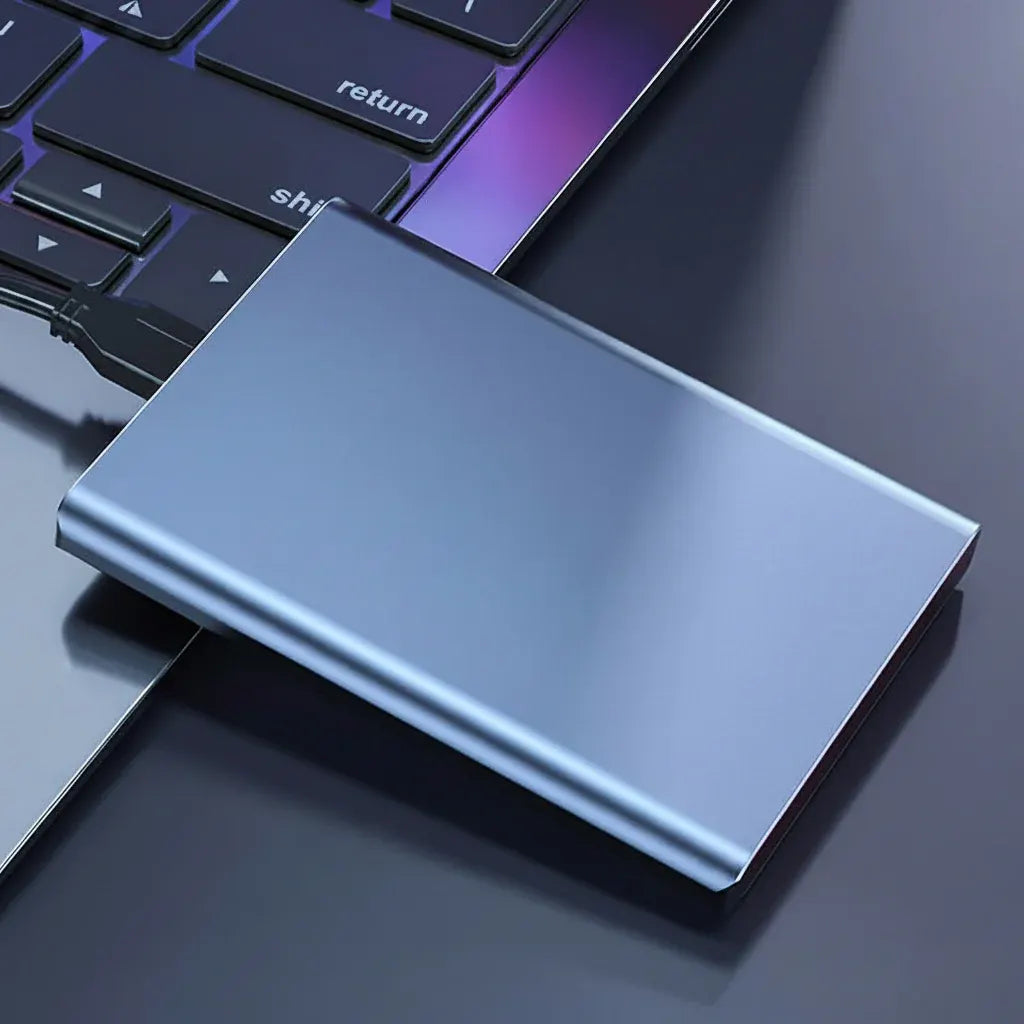 Slim Portable SSD 320GB External USB Storage Drive for Laptops
