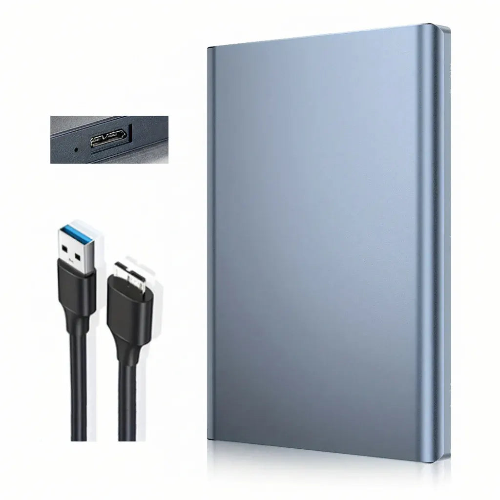 Slim Portable SSD 320GB External USB Storage Drive for Laptops
