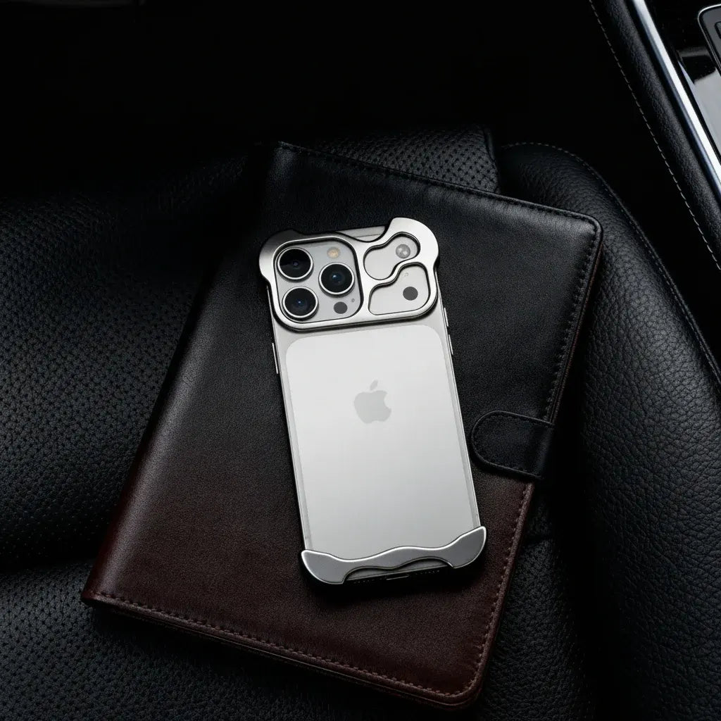 Slim Titanium Alloy Magnetic Protective Phone Cover
