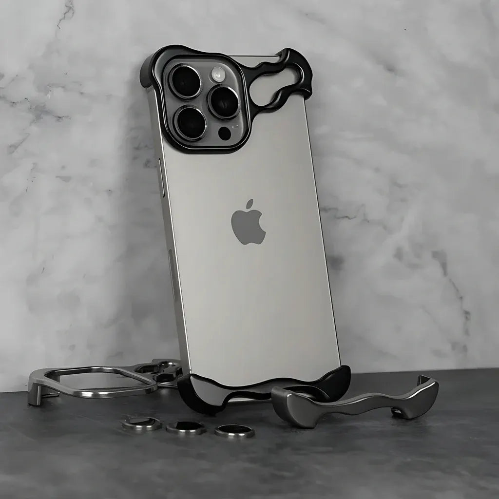 Slim Titanium Alloy Magnetic Protective Phone Cover