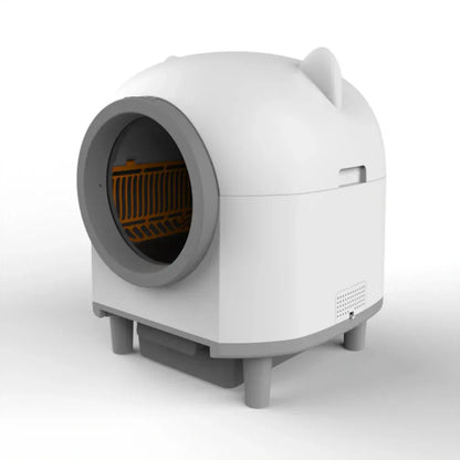 Smart App-Controlled Self-Cleaning Cat Litter Box