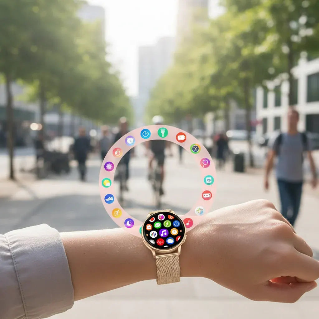 Smart Fitness Watch with Heart Rate Monitor