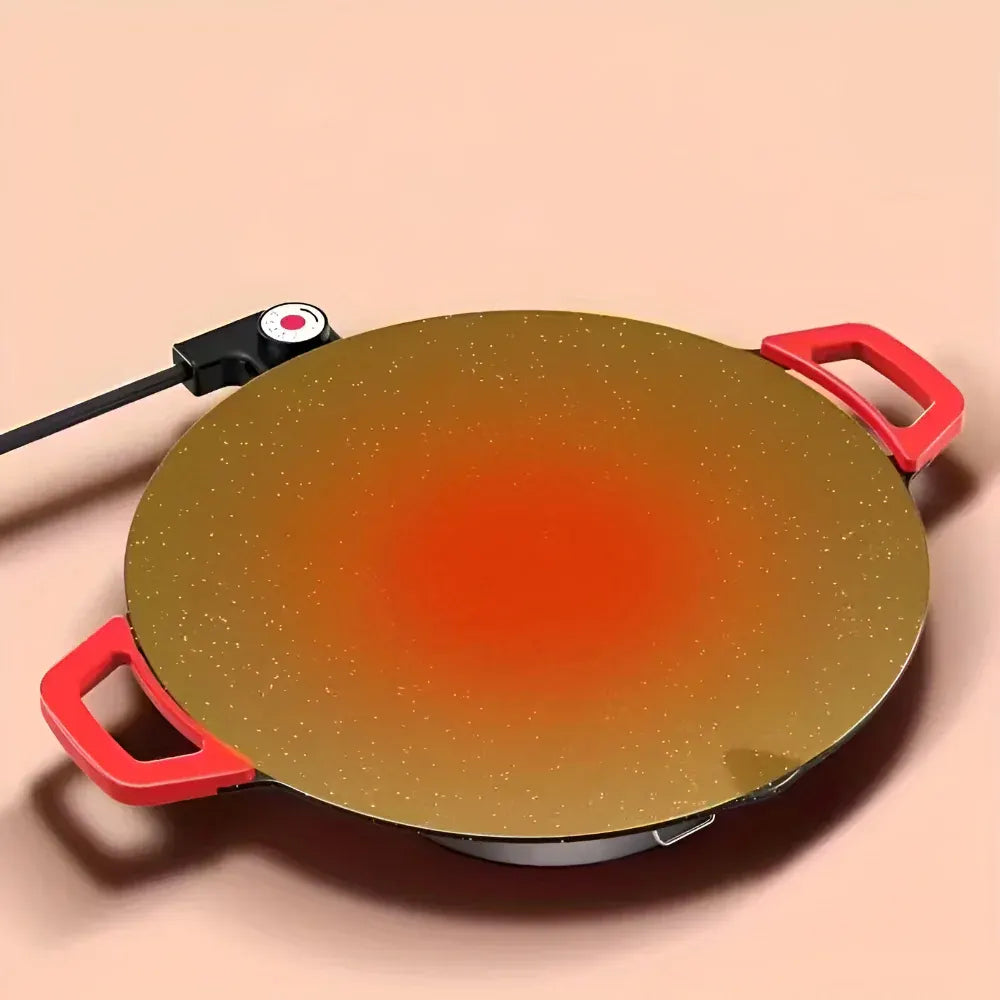 Smokeless Cast Iron Indoor Griddle for Grilling