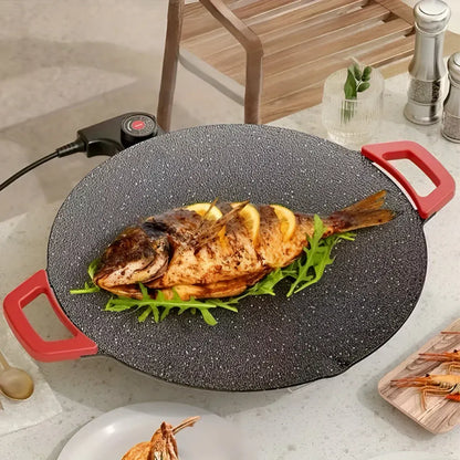 Smokeless Cast Iron Indoor Griddle for Grilling