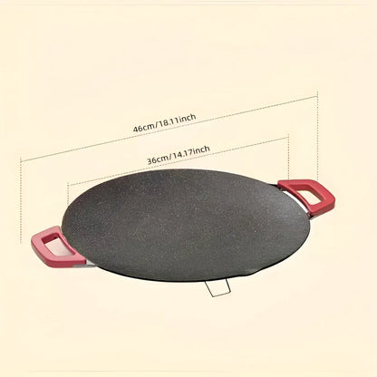 Smokeless Cast Iron Indoor Griddle for Grilling