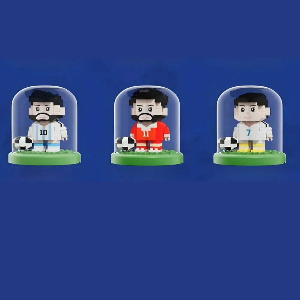 Soccer World Cup Building Block Set - Small Plastic Toy Construction Kit