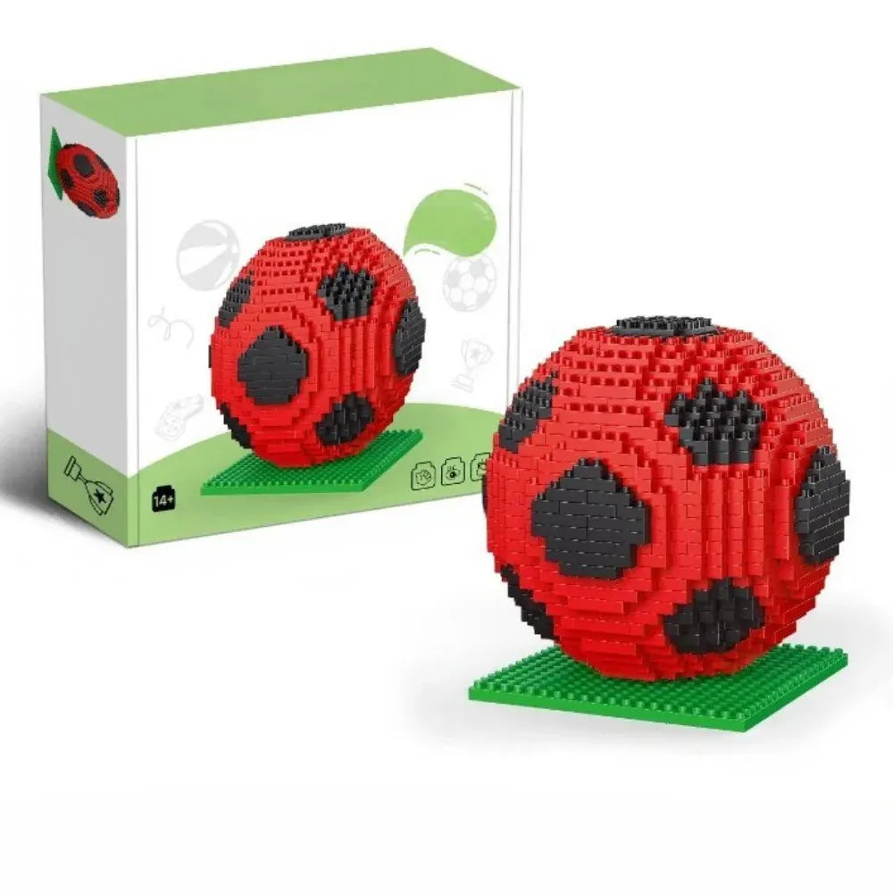 Soccer World Cup Building Block Set - Small Plastic Toy Construction Kit