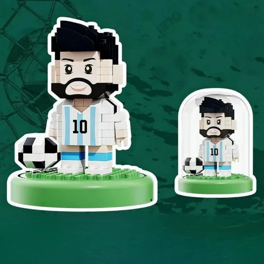 Soccer World Cup Building Block Set - Small Plastic Toy Construction Kit
