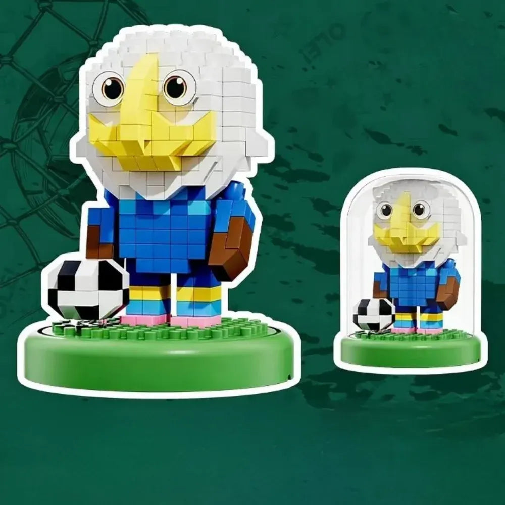 Soccer World Cup Building Block Set - Small Plastic Toy Construction Kit