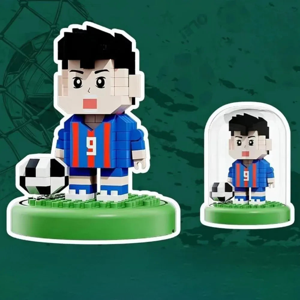 Soccer World Cup Building Block Set - Small Plastic Toy Construction Kit