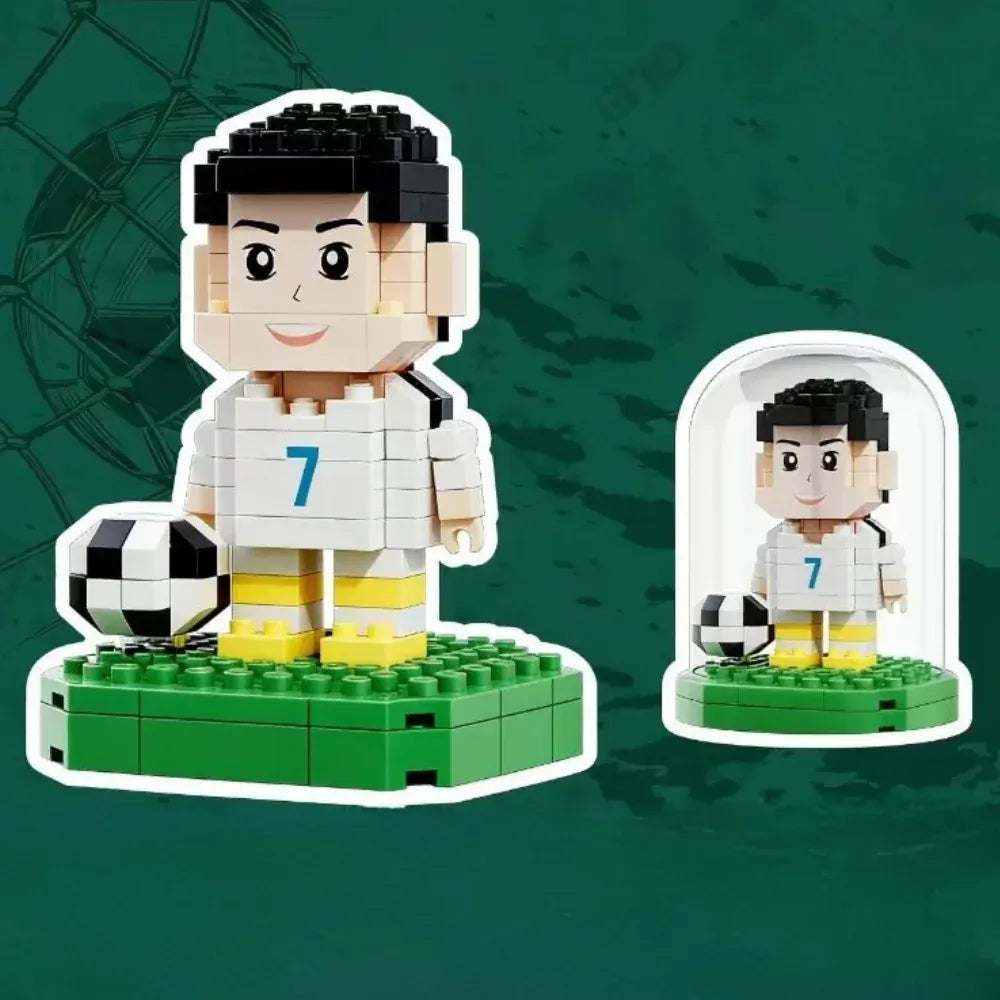 Soccer World Cup Building Block Set - Small Plastic Toy Construction Kit
