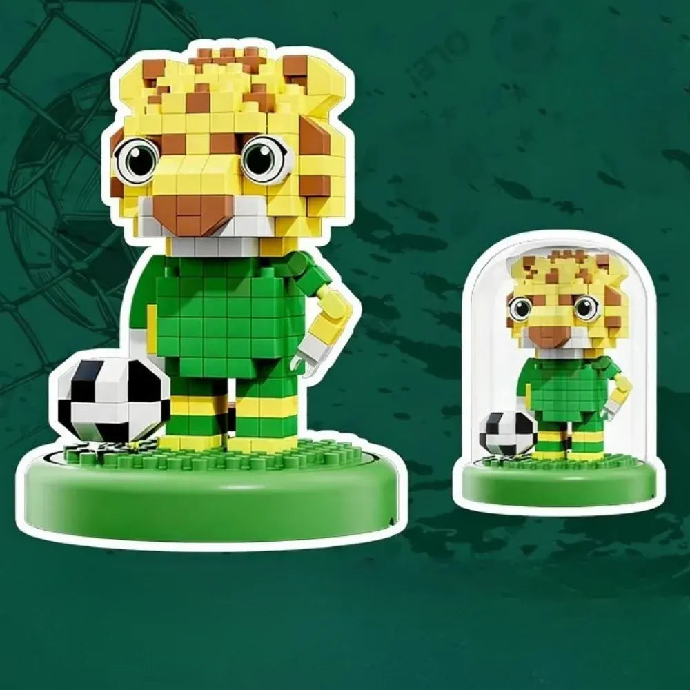 Soccer World Cup Building Block Set - Small Plastic Toy Construction Kit