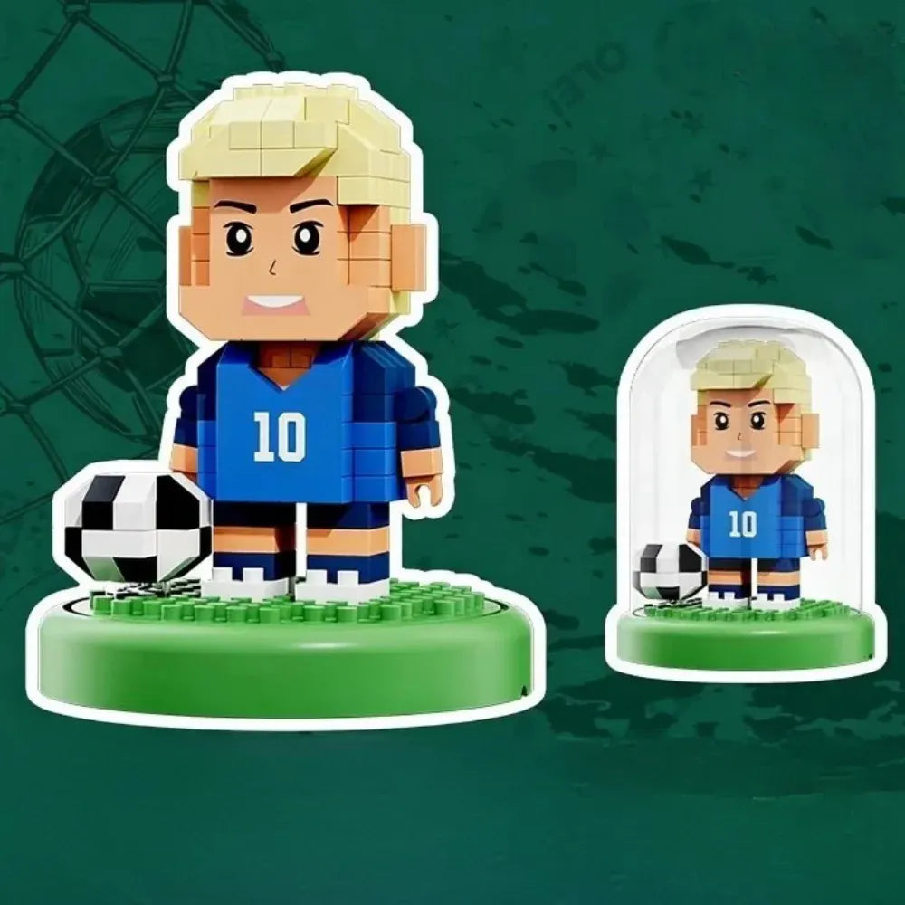Soccer World Cup Building Block Set - Small Plastic Toy Construction Kit