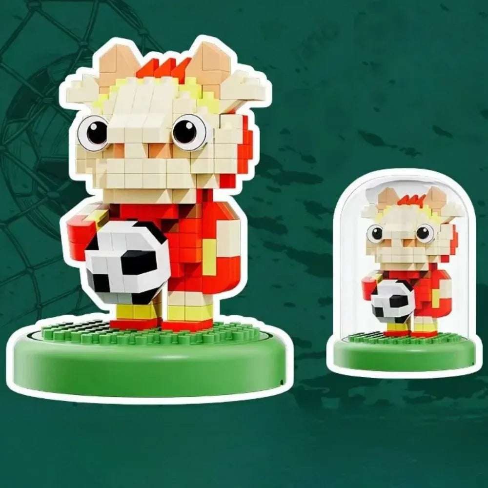 Soccer World Cup Building Block Set - Small Plastic Toy Construction Kit