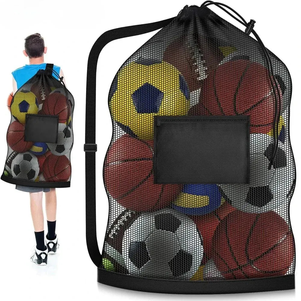 Soccer World Cup Drawstring Mesh Sports Gear Backpack