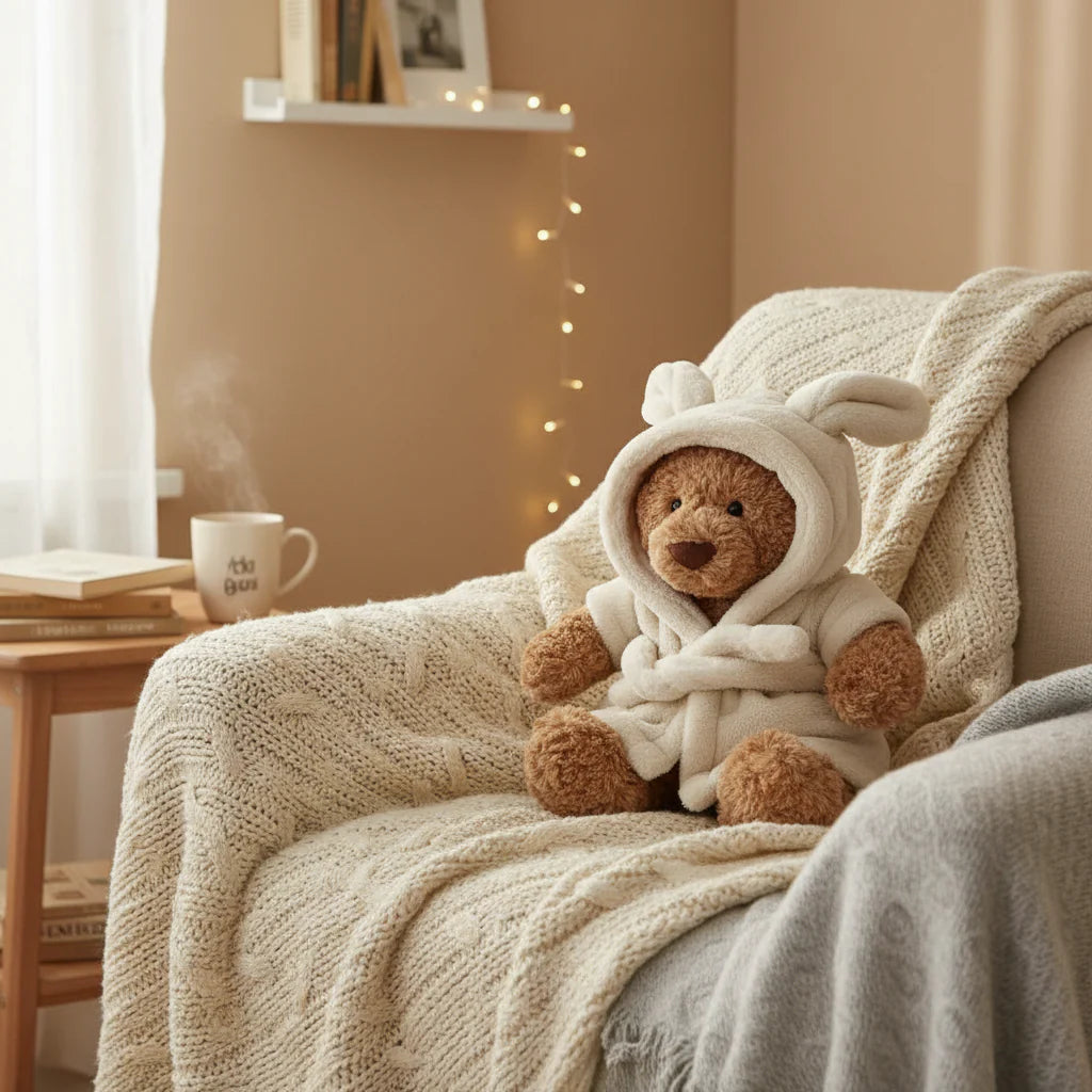 Soft Bunny Plush Stuffed Animal Toy - Cute Rabbit Gift Doll