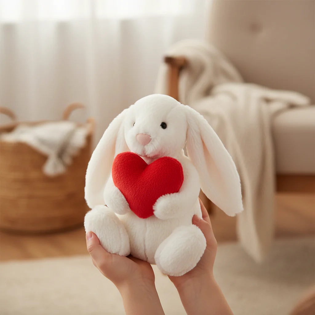 Soft Bunny Plush Stuffed Animal Toy - Cute Rabbit Gift Doll