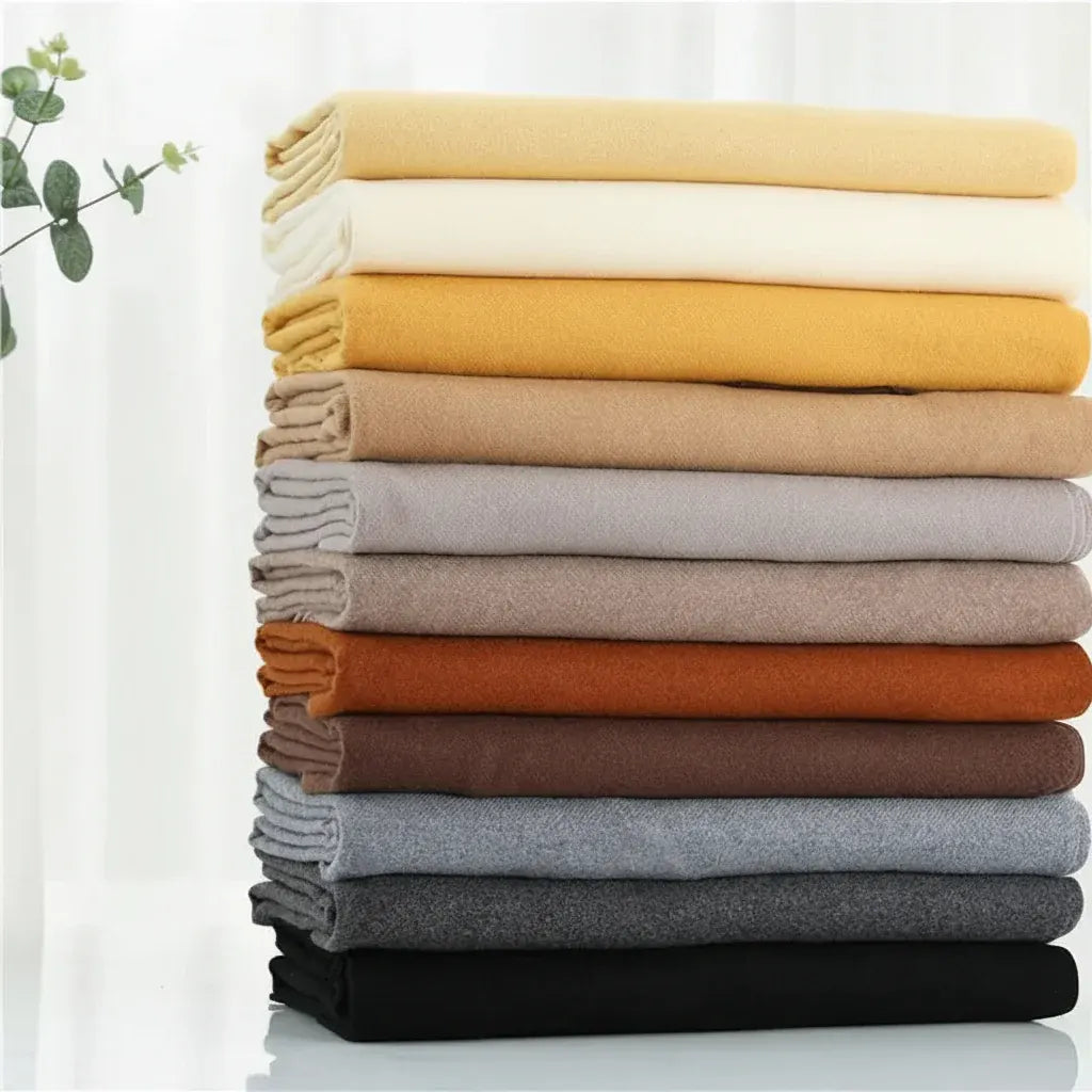 Soft Cashmere Winter Scarf - Warm Cozy Texture