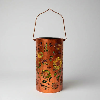 Solar-Powered Decorative Garden Lantern for Outdoor Lighting