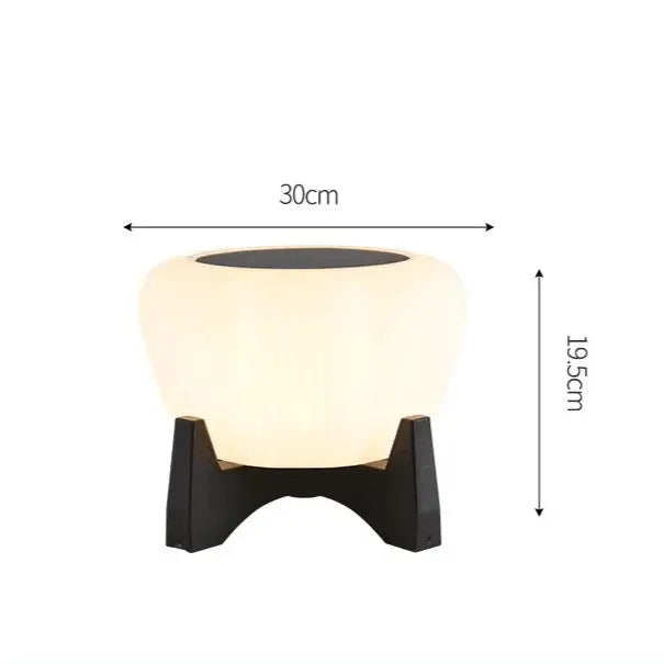 Solar-Powered LED Pathway Landing Light for Outdoor Use