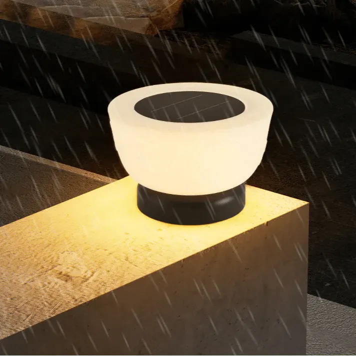 Solar-Powered LED Pathway Landing Light for Outdoor Use