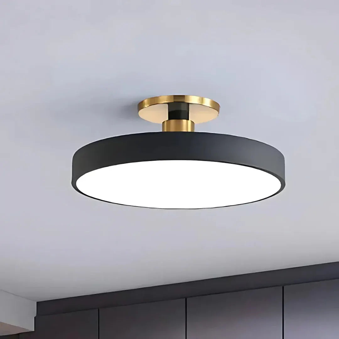 Solon LED Flush Mount Light – Modern Scandinavian Style Ceiling Fixture