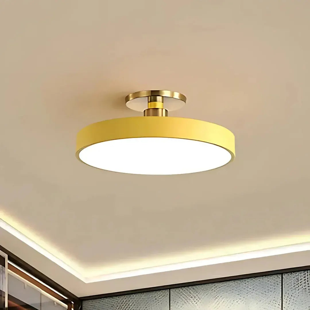 Solon LED Flush Mount Light – Modern Scandinavian Style Ceiling Fixture
