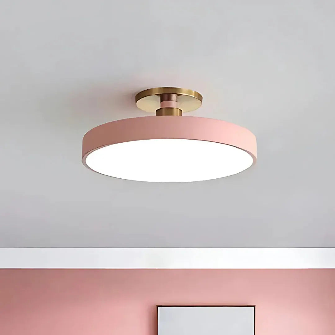 Solon LED Flush Mount Light – Modern Scandinavian Style Ceiling Fixture