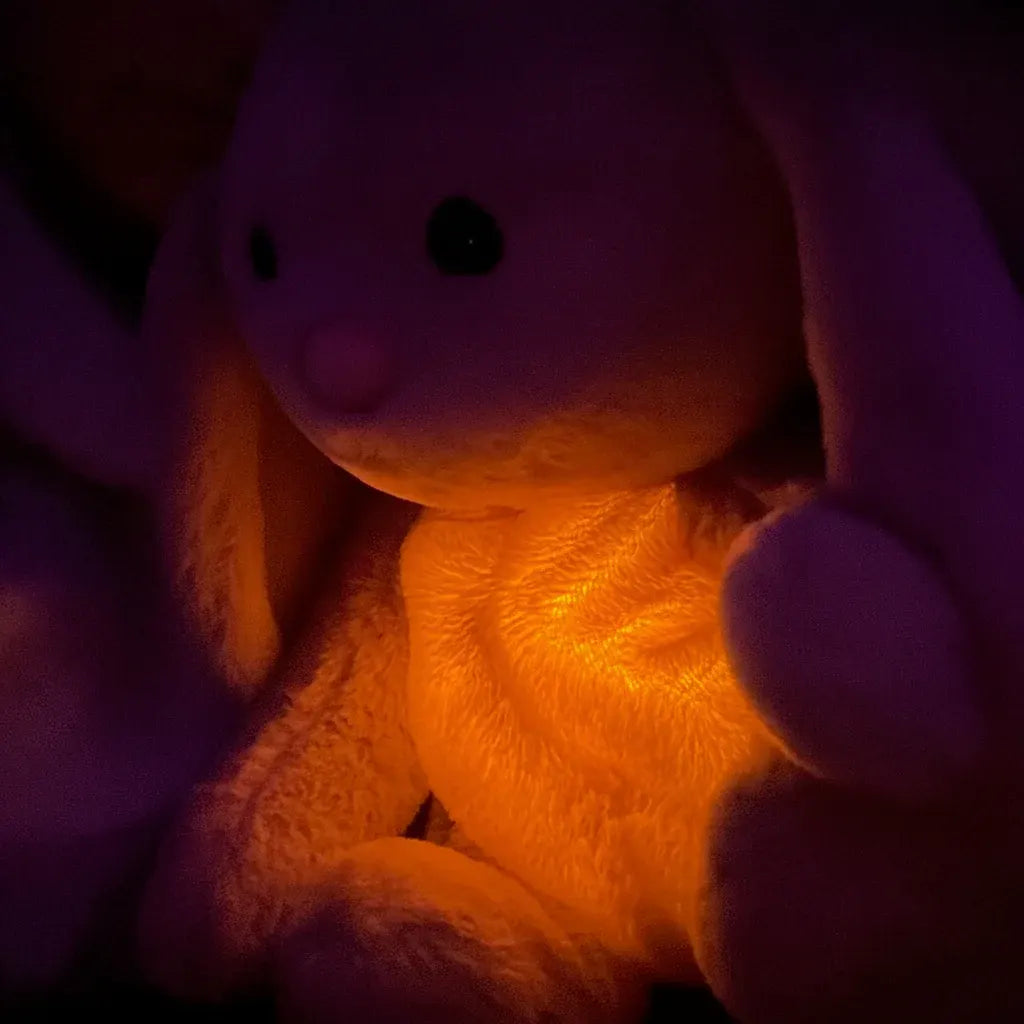 Soothing Breathing Plush Bunny for Kids & Adults Relaxation