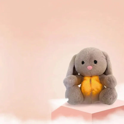 Soothing Breathing Plush Bunny for Kids & Adults Relaxation