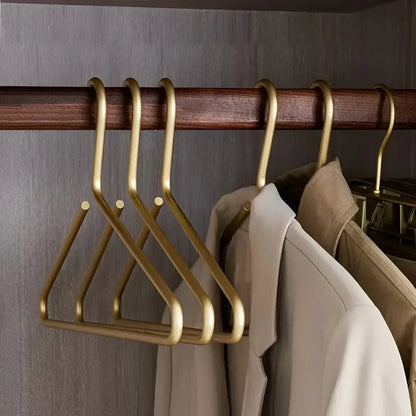 Space-Saving Heavy Duty Clothing Hanger Set for Women's Wardrobe Organization