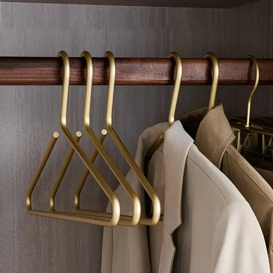 Space-Saving Heavy Duty Clothing Hanger Set for Women's Wardrobe Organization