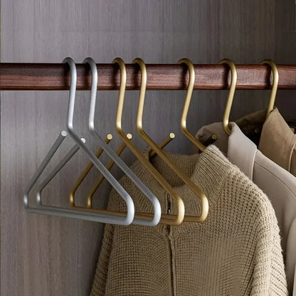 Space-Saving Heavy Duty Clothing Hanger Set for Women's Wardrobe Organization