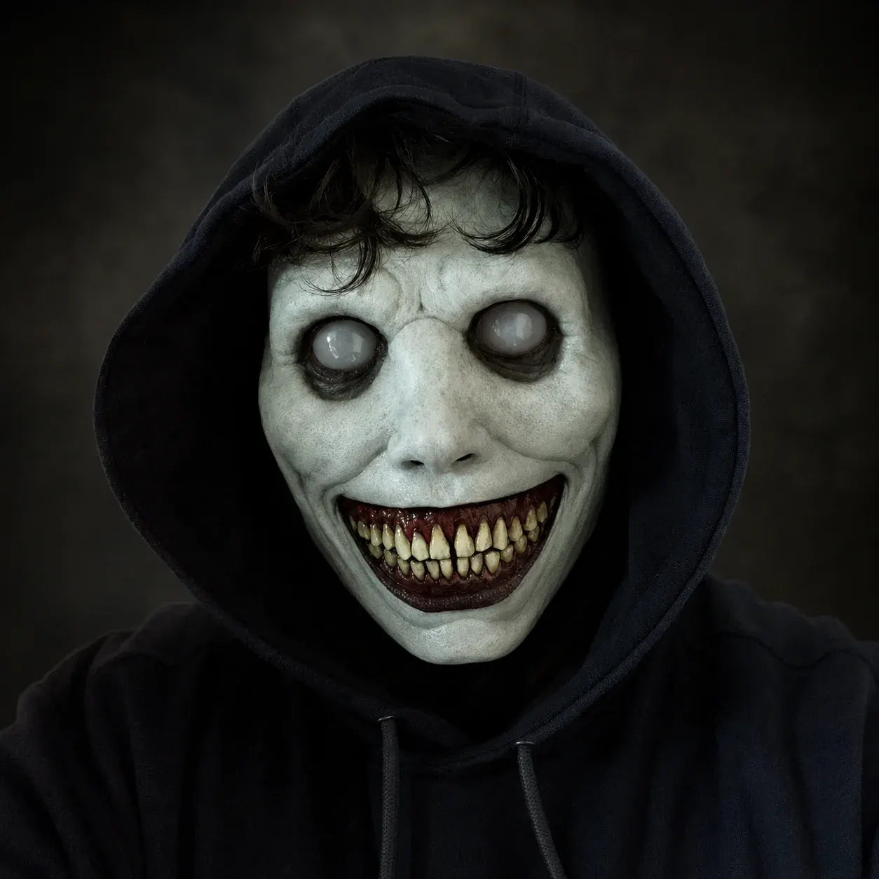 Spooky Demon Hooded Mask for Halloween Cosplay Costume Party