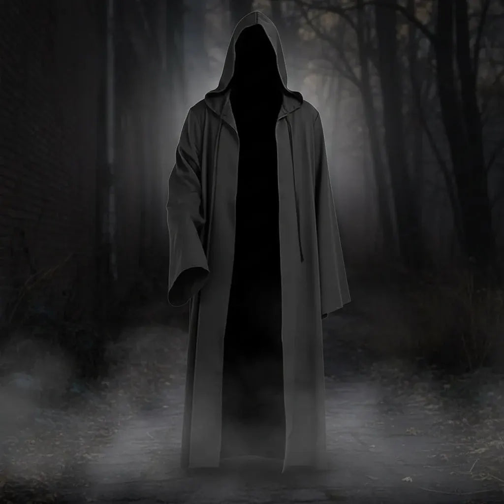 Spooky Hooded Cape Halloween Costume Outfit