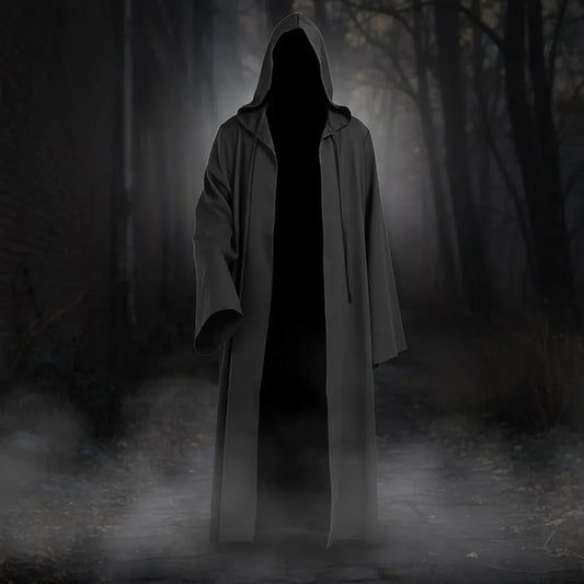 Spooky Hooded Cape Halloween Costume Outfit