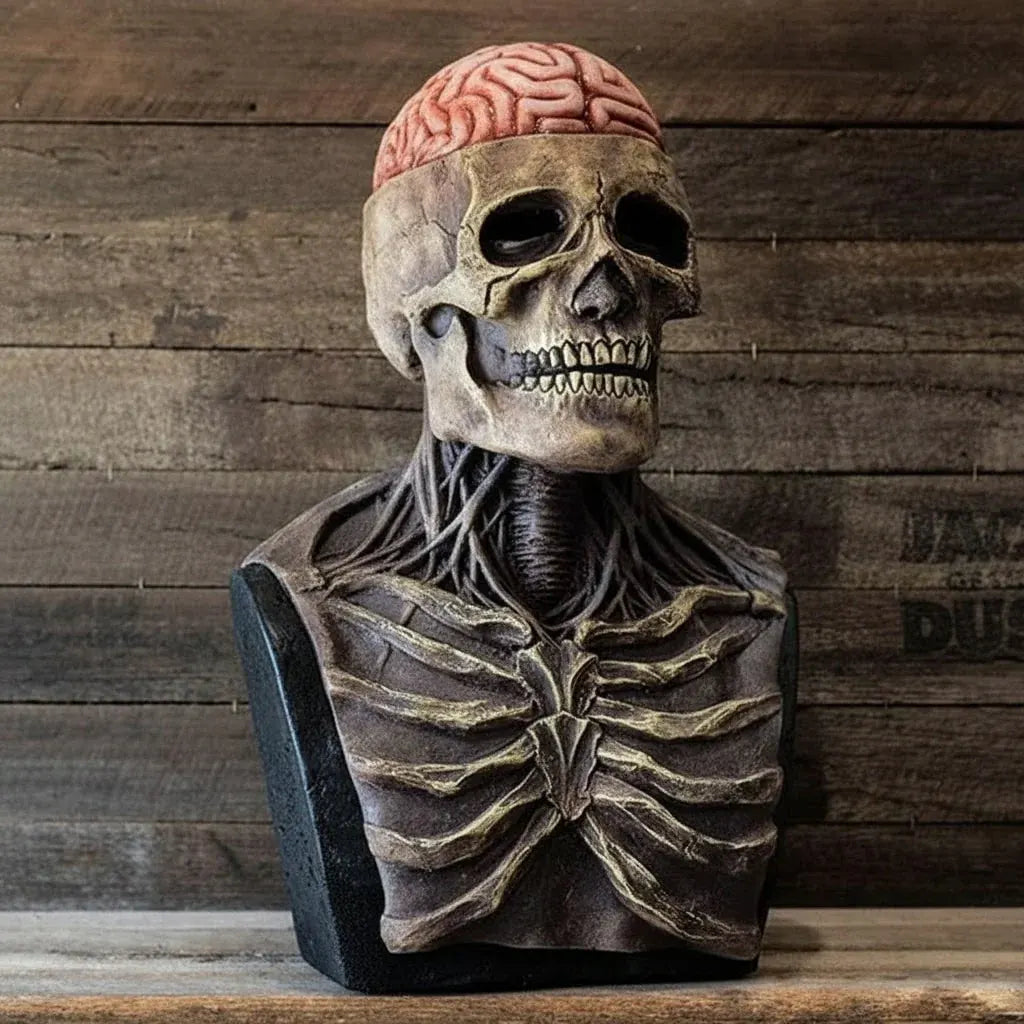 Spooky Skull Halloween Mask Costume Accessory for Horror Parties
