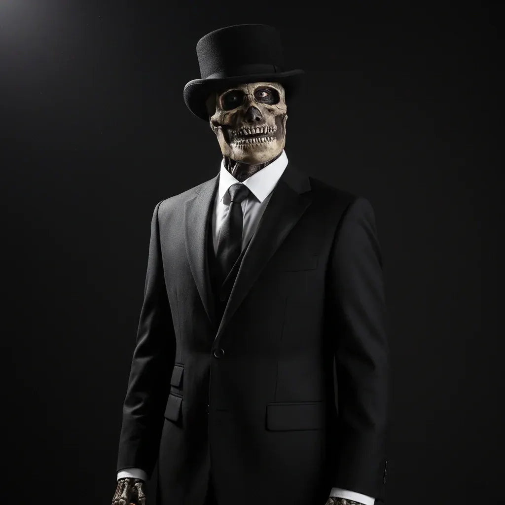 Spooky Skull Halloween Mask Costume Accessory for Horror Parties