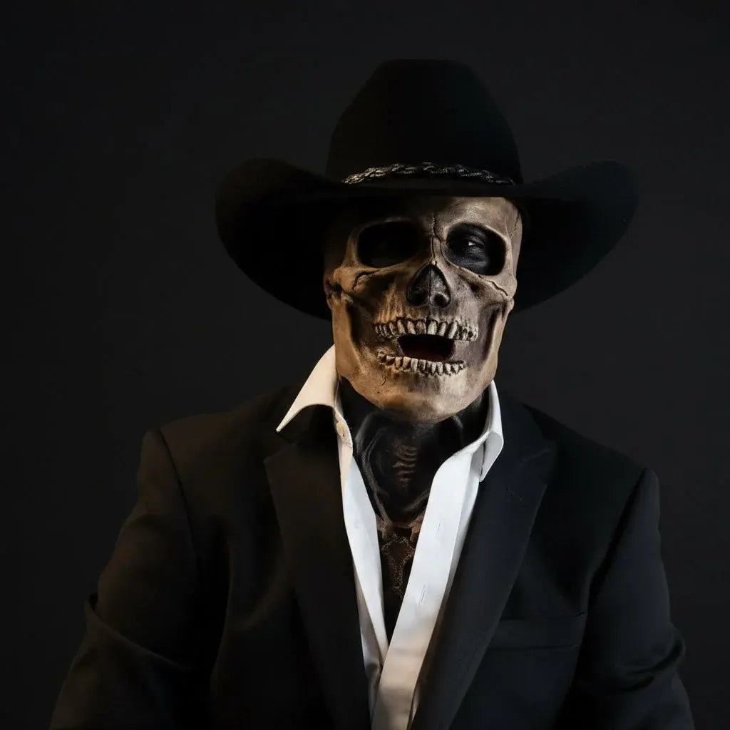 Spooky Skull Halloween Mask Costume Accessory for Horror Parties