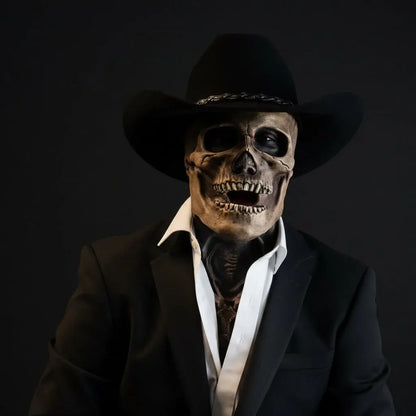 Spooky Skull Halloween Mask Costume Accessory for Horror Parties