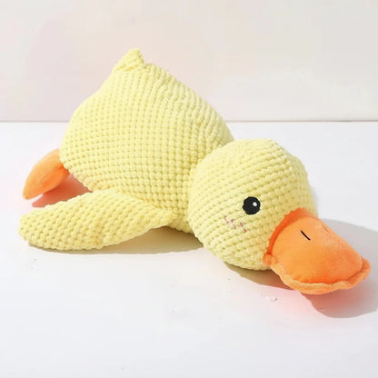 Squeaky Quacking Duck Chew Toy for Dogs - Soothing Play Companion