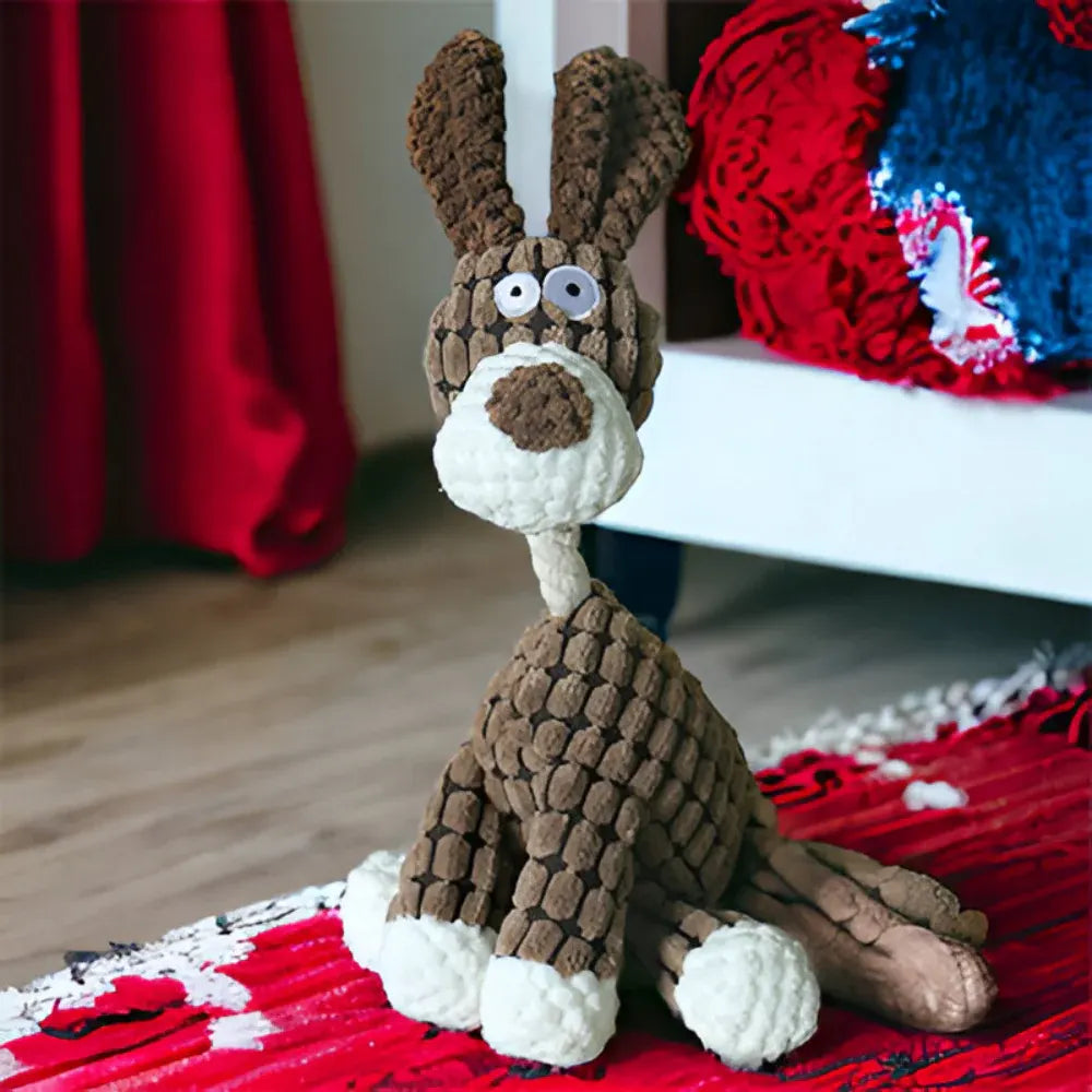 Squeaky Rope Chew Toy for Dogs