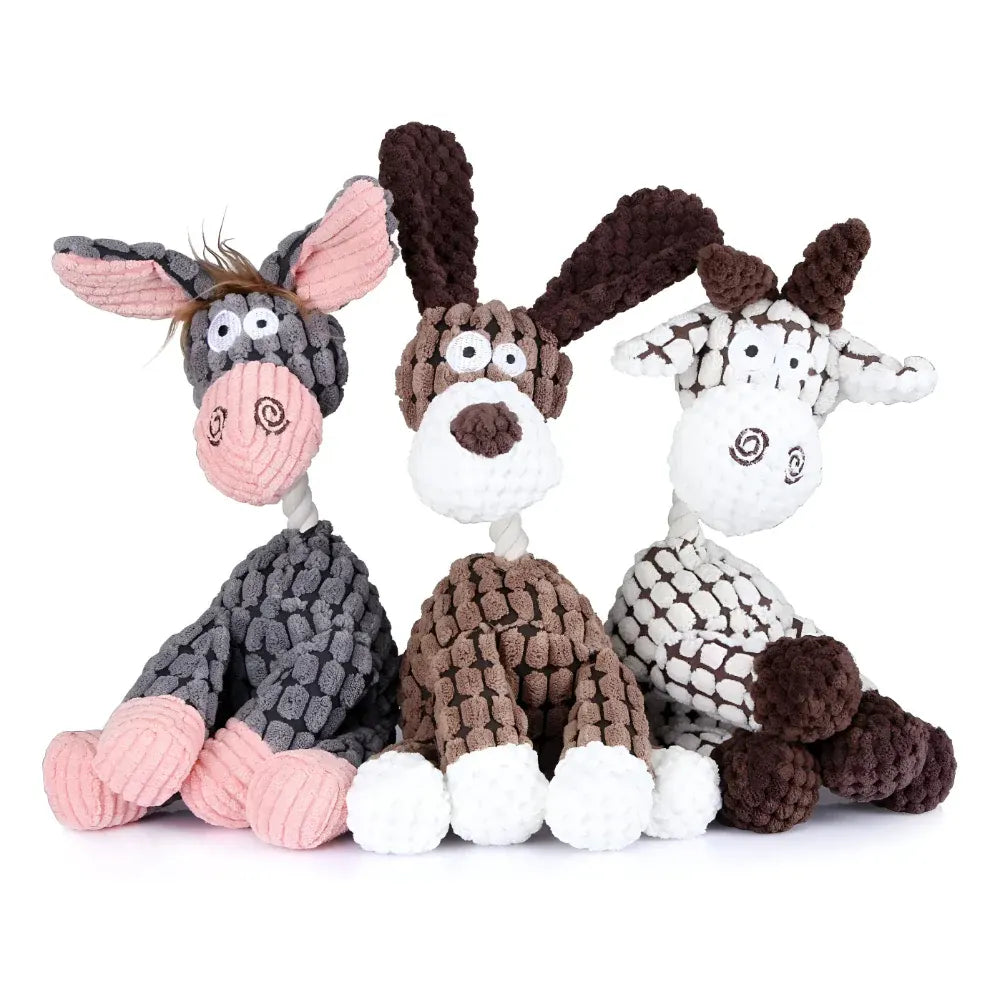 Squeaky Rope Chew Toy for Dogs