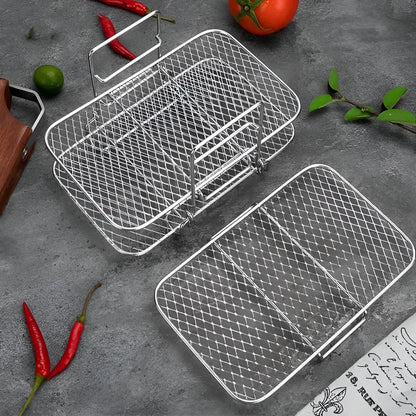 Stackable Kitchen Cooking Tray Rack for Air Fryer