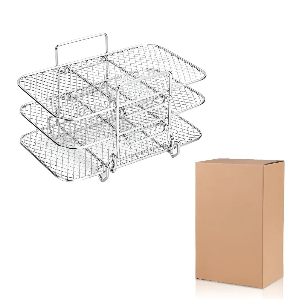 Stackable Kitchen Cooking Tray Rack for Air Fryer