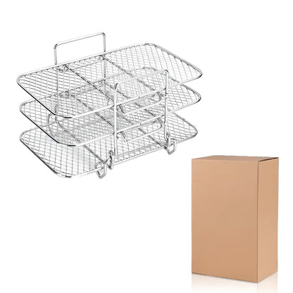 Stackable Kitchen Cooking Tray Rack for Air Fryer