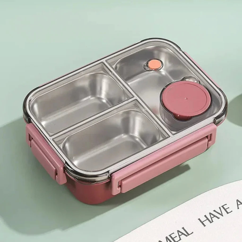 Stainless Steel Bento Lunch Box - Leakproof Food Storage Container