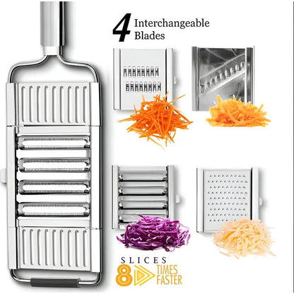 Stainless Steel Mandoline Vegetable Cutter Slicer Set for Kitchen