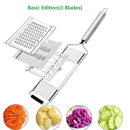 Stainless Steel Mandoline Vegetable Cutter Slicer Set for Kitchen