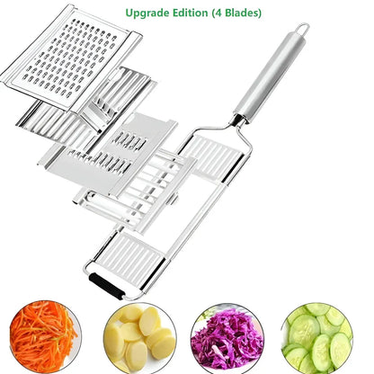 Stainless Steel Mandoline Vegetable Cutter Slicer Set for Kitchen